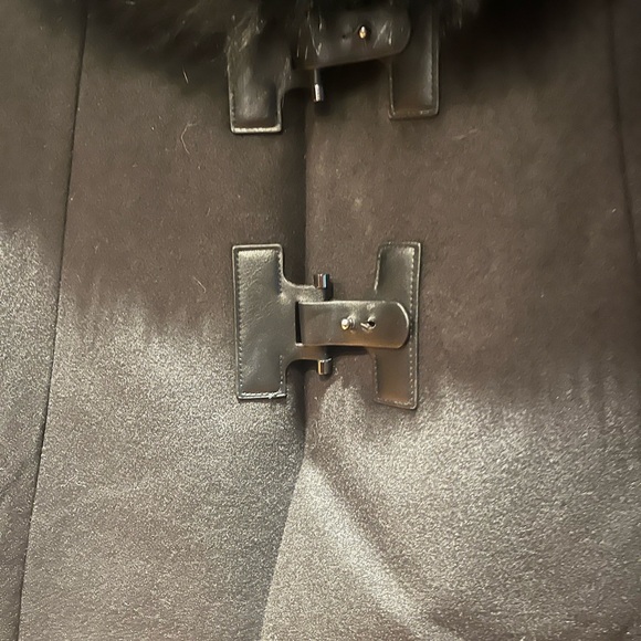 NWT White House Black Market Elegant Black Coat - Picture 4 of 4